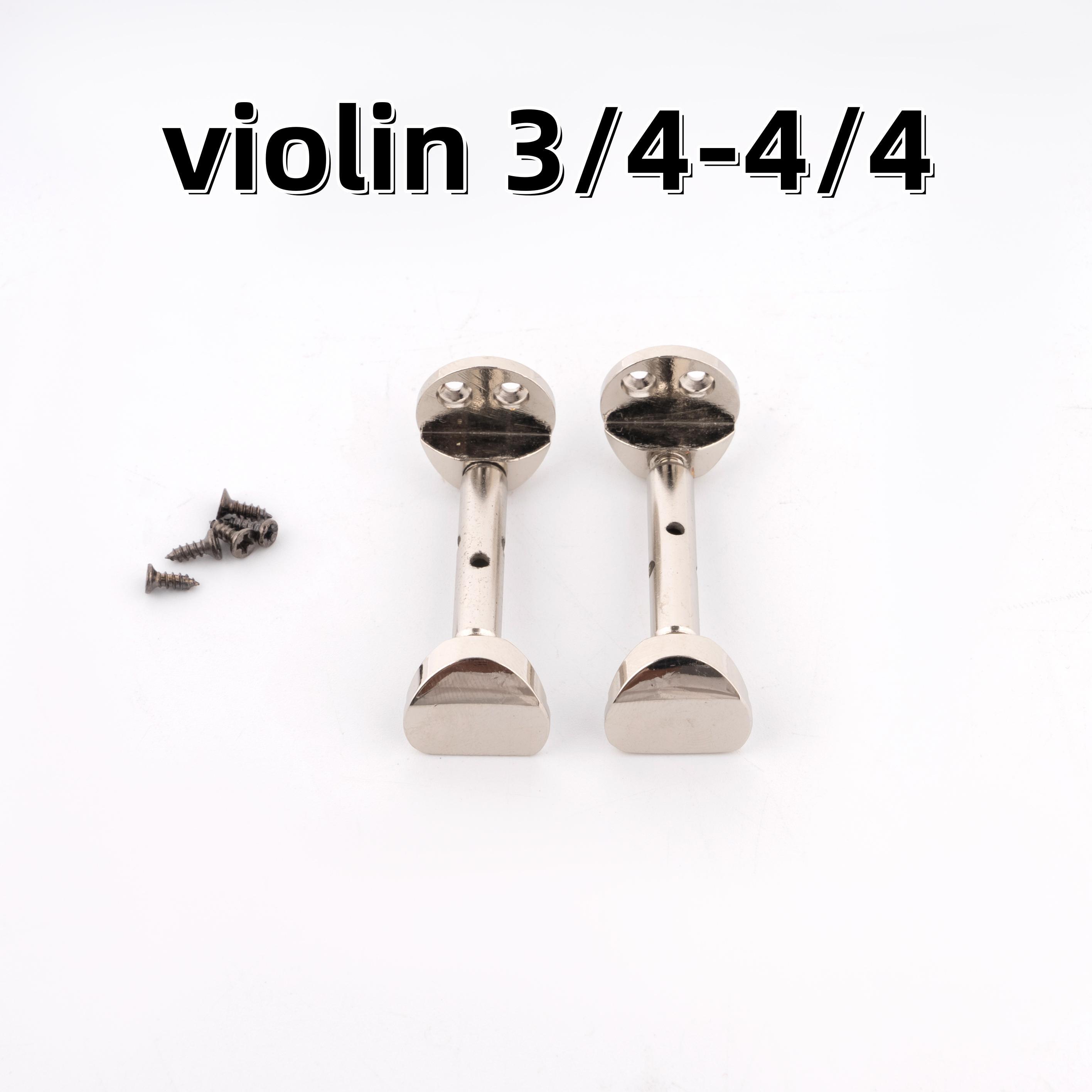 Alta qualità 20 impostato lega violino viola mentoniera morsetti viti 4/4 3/4 1/2 1/4 dimensioni parti di violino accessori: Lavanda