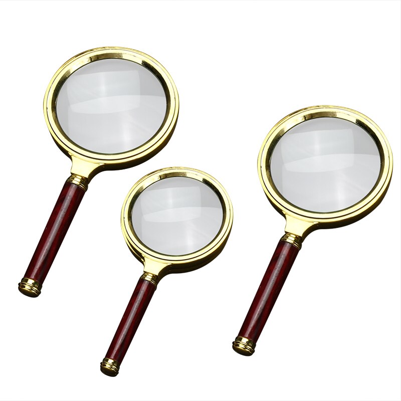 1Pc 60Mm 10X Vergrootglas Draagbare Handheld Vergrootglas Voor Sieraden Krant Boek Lezen High Definition Eye Loep Glas