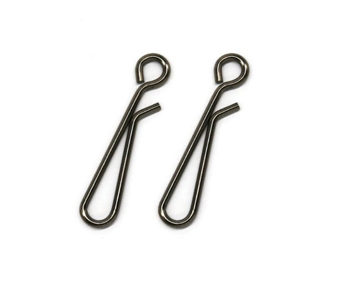 50Pcs/Lot Stainless Steel pin Hanging Snap Tackle Tools connector pin brooch fishing swivels Accessories tackle fishhooks 6025