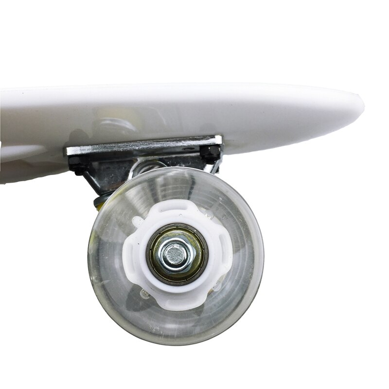 Mini cruiser, skateboard för nybörjare barn , 22 tum pp panel barn skateboard, för utomhus sport fiskbräda halksäkra däck