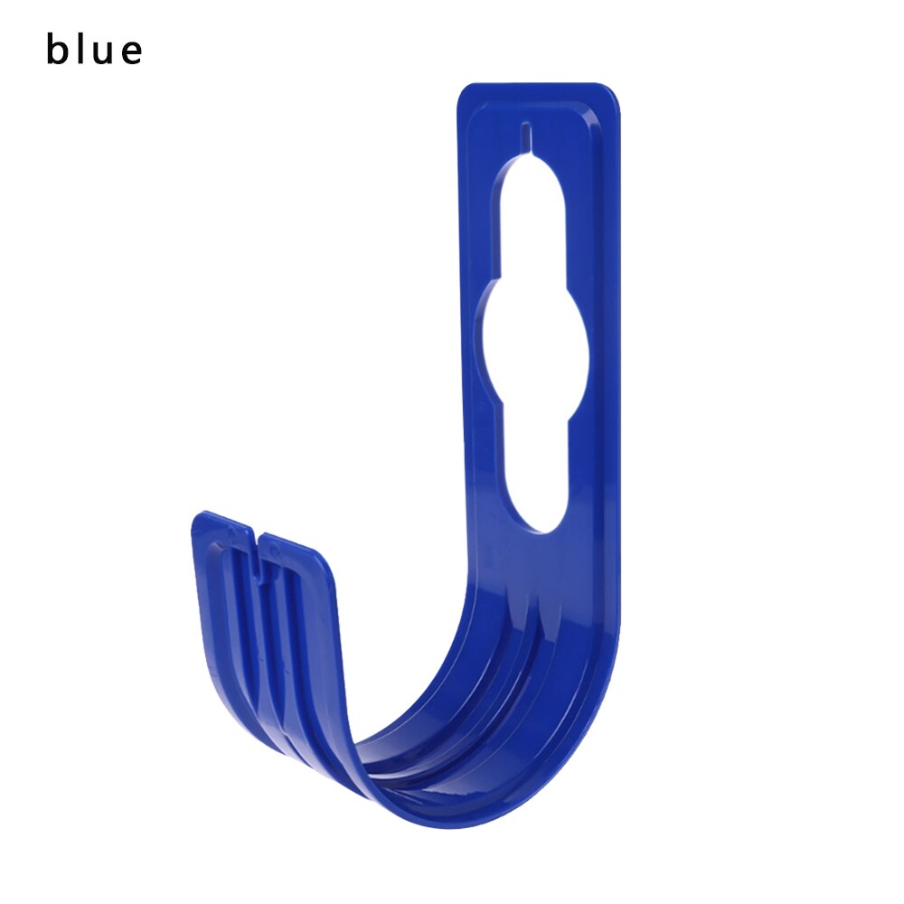 1PC Wall Mounted Hose Organizer Garden Yard Pipe Holder Hosepipe Watering Hook Wash Car Hose Hanger Storage Rack: Blue
