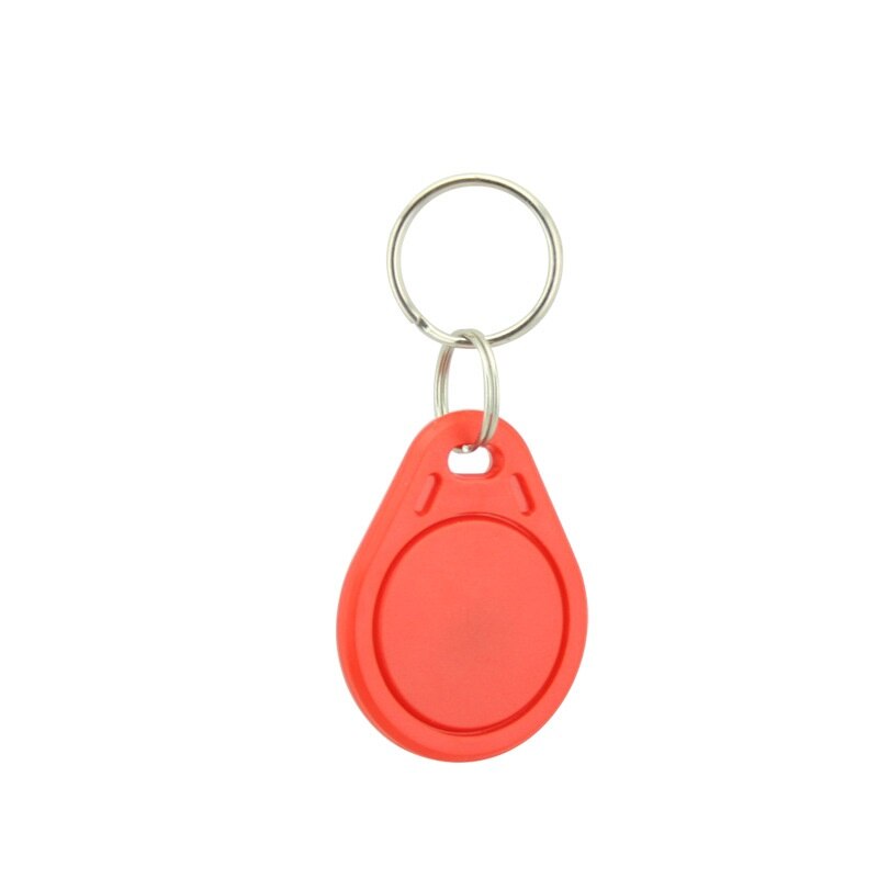 5pcs/lot 13.56MHz UID Changeable Keyfobs Token NFC Tag Rewritable RFID Writable Access Control Key Card Used to Copy /Clone Card: 5pcs red