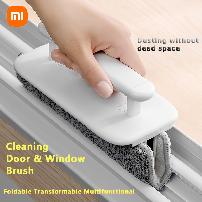Xiaomi-cepillo de lavado de ventanas, herramienta de limpieza de ranuras de ventanas, Herramientas de limpieza de pistas de puerta corredera, limpiador de hendiduras de mano