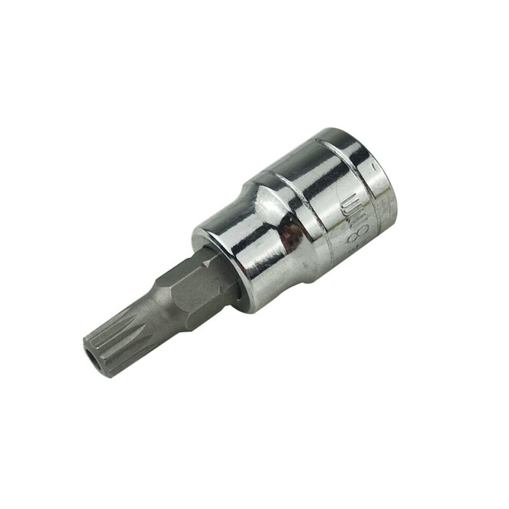 10-Pieces Torx Bit Sockets and E-Torx Star Socket Set with Plastic Case Cr-V Steel, 1/4”, 3/8” and 1/2-Inch Drive for car repair