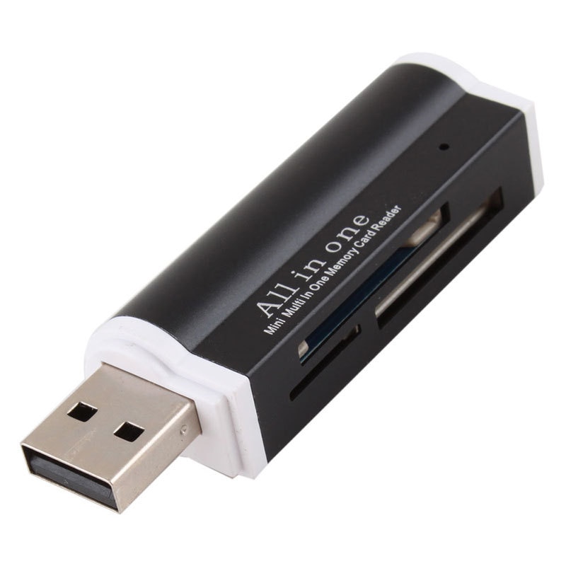 All in one USB 2.0 Multi Memory Card Reader for Micro SD/TF M2 MMC MS Duo #22995