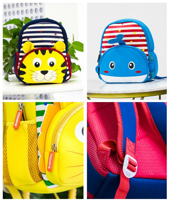 Cute Kid Toddler Schoo Bags Backpack Kindergarten Children Girls Boys Schoolbag 3D Cartoon Animal Bag