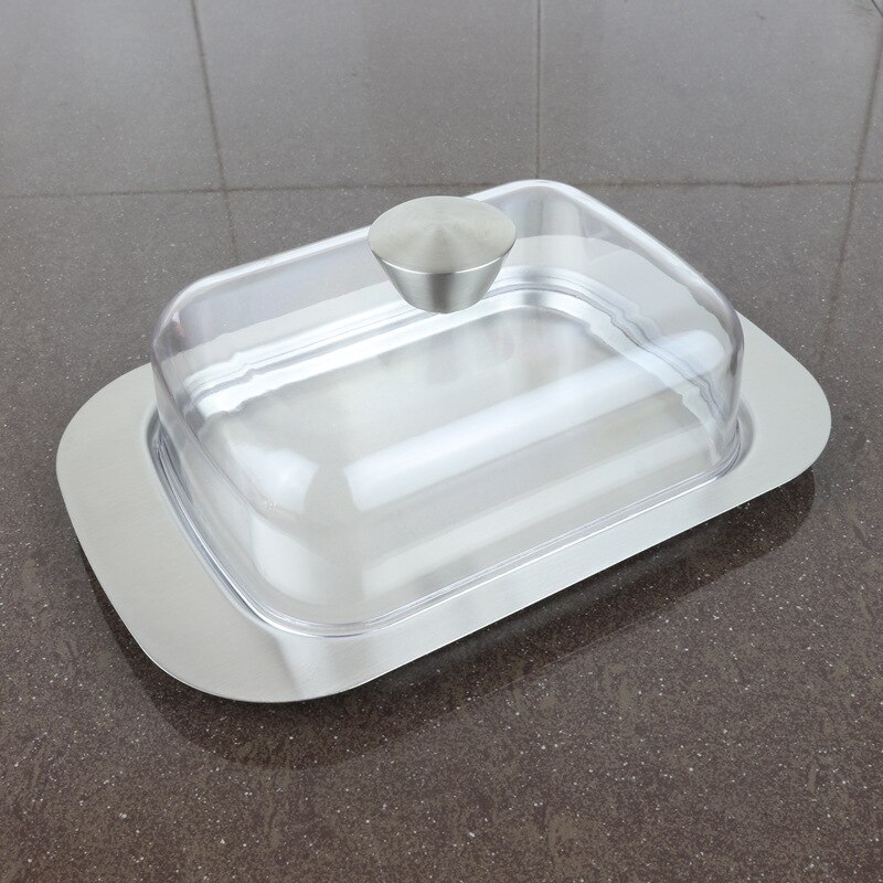304 Stainless Steel Butter Box Restaurant Features Butter Butter Dish Dim Sum Cheese Box Kitchen Tools