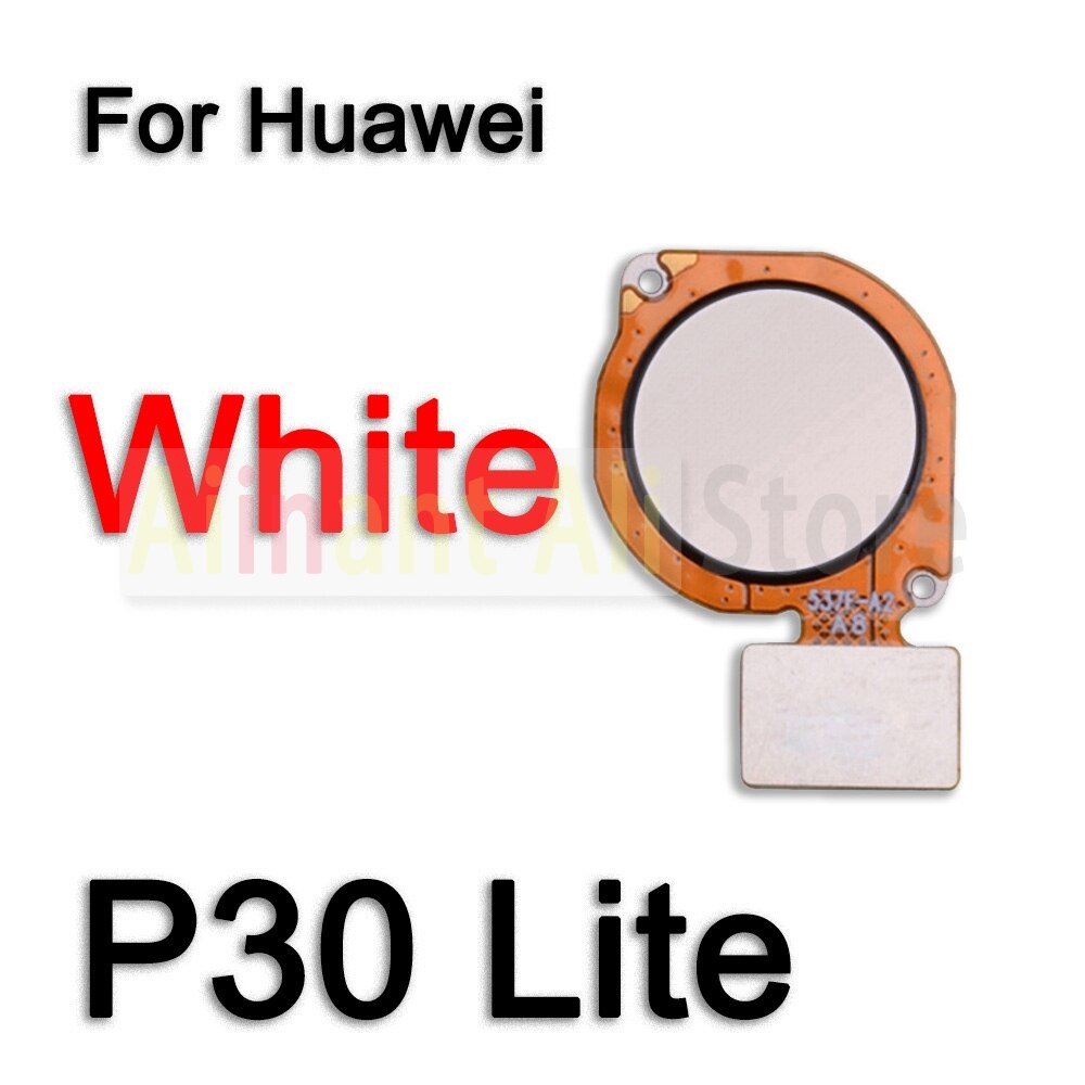 Original Zurück Heimat-Geschmack Fingerabdruck Sensor biegen Kabel Für Huawei P 10 20 30 P10 P20 P30 Lite berühren Ich würde Fingerabdruck biegen Kabel: P30 Lite Weiß