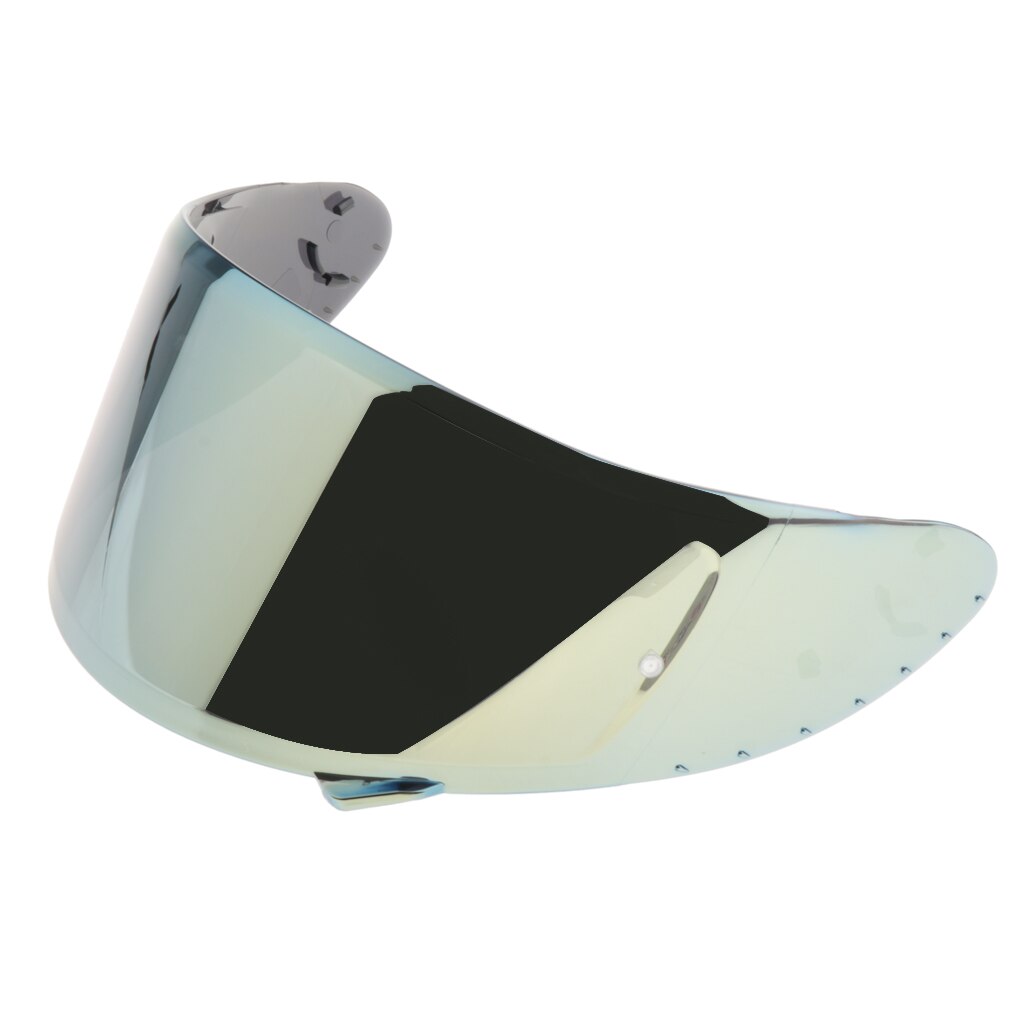 2 Pieces Replacement Motorcycle Helmet HD Visor for X14 Z7 Parts Silver+Gold