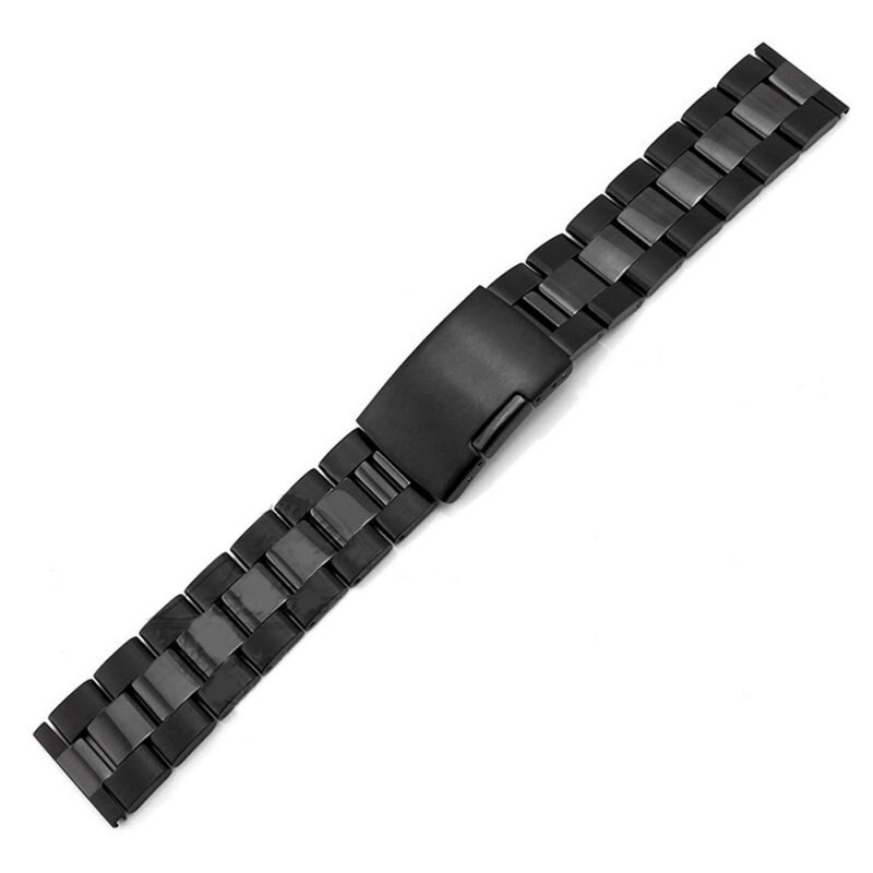 Men Watch Band Strap Stainless Stell Deployment Clasp Speed Master Wrist Women Band 18mm 20mm 22mm 24mm: Flat Back / 18mm