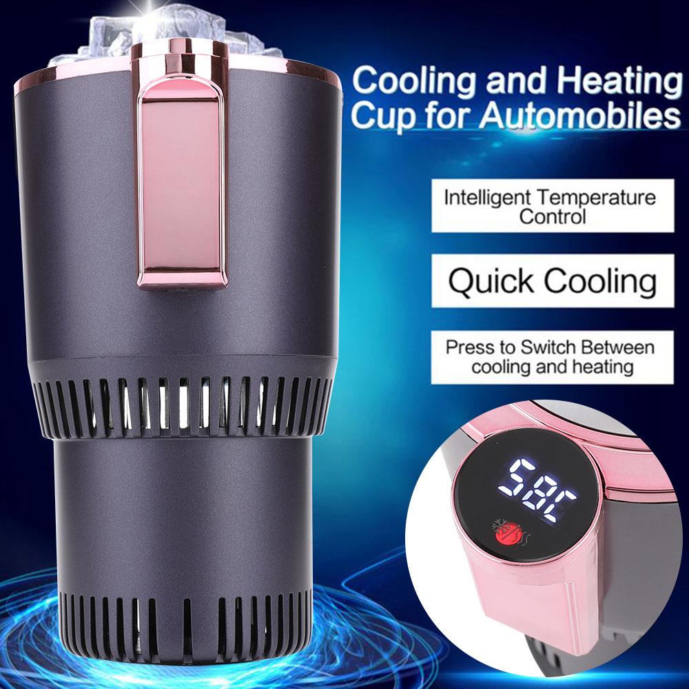 Premium 2-In-1 Sigarettenaansteker Auto Verwarming/Koeling Cup Generieke Rustig Bekerhouder Auto Smart cup Intelligente