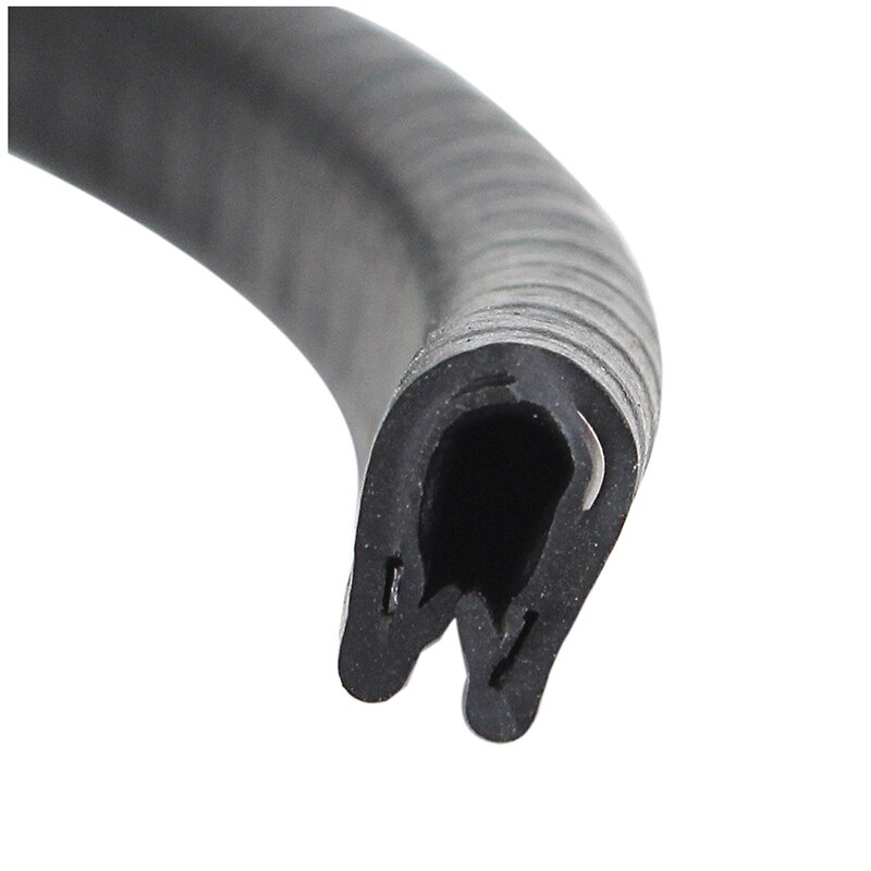 13ft 4m Car Door Edge Protector U-shaped Rubber Trim Moulding Strip Seal 10x7MM