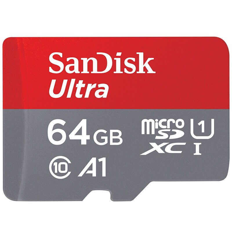 SanDisk karta MicroSD 128GB 256GB 512GB karta pamięci SDHC/SDXC 32GB 64GB karta Class10 TF dla smartfonów drony monitorowanie wideo: Ultra 64GB A1