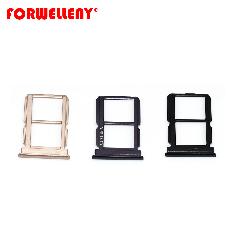 For Oneplus 5 / 5T A5000 A5010 Micro Sim Card Holder Slot Tray Replacement Adapters black gray gold
