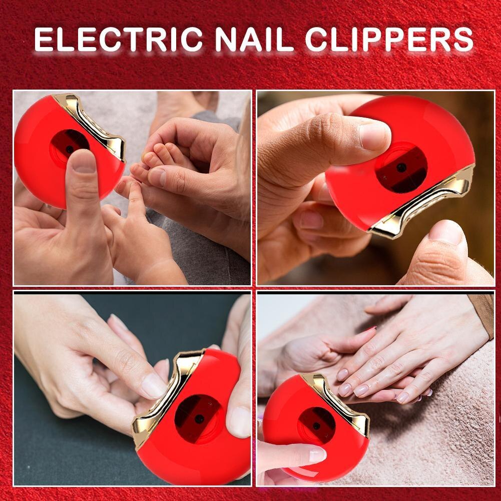 Automatische Sichere Baby Nagel Trimmer Spitzer Anti Splash Tragbare USB Elektrische Erwachsene Nagel Cutte Baby Nagel Pflege Set