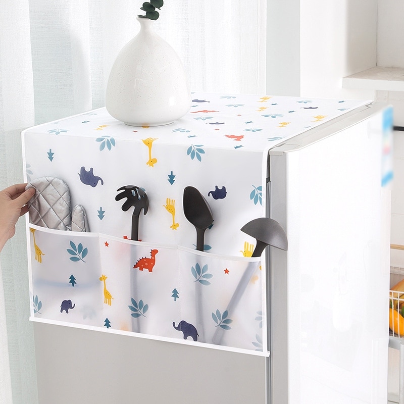 Nappe colorée polyvalente anti-poussière,tissu multi-usage pour le frigo, la machine à laver ou le stockage à domicile