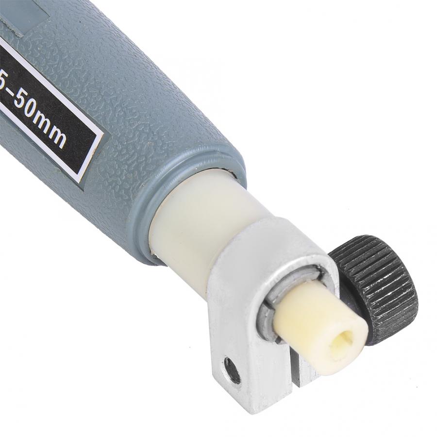 Wskaźnik średnicy otworu 35 ~ 50mm z zestawem końcówek miernik średnicy wewnętrznej ze stopu aluminium.