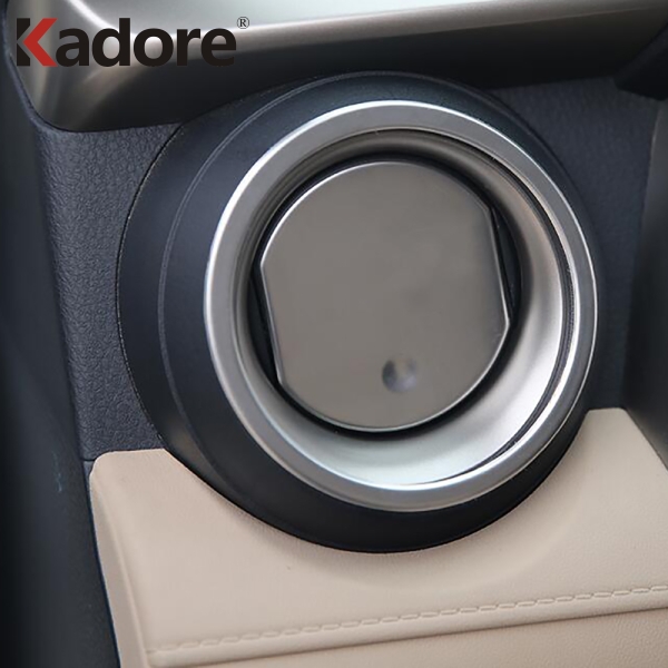 Voor Toyota RAV4 RAV 4 ABS Matte Air Vent Outlet Cover Trim Ring Decoratie Molding Auto Styling Interieur accessoires