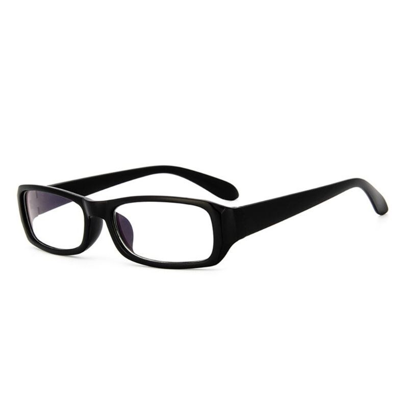 Blauw Licht Blokkeren Computer Bril Studenten Classic Vierkant Frame Glazen anti-vermoeidheid Unisex: Mattle Black