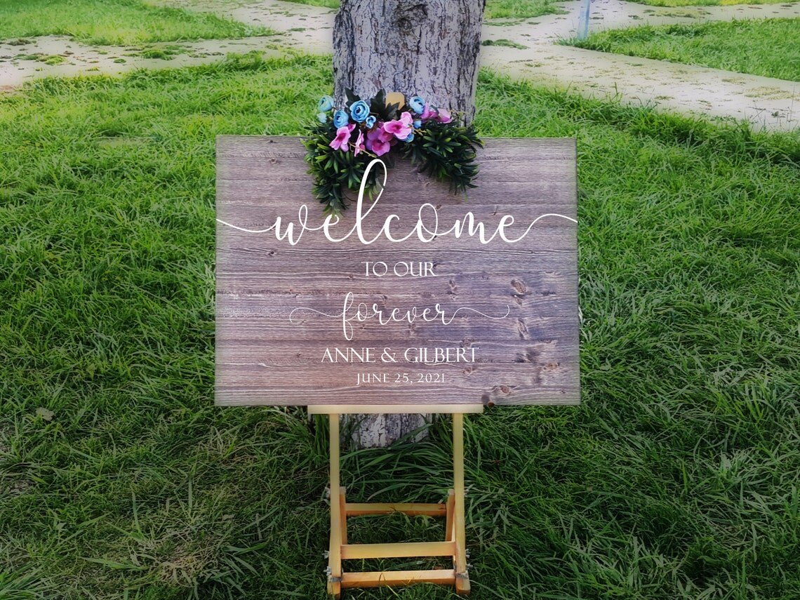 Wood Wedding Sign,Wedding Welcome Sign,Wood Wedding Sign,Rustic Wedding Decor,Welcome to Wedding Sign,Wedding Decor,Wood Sign