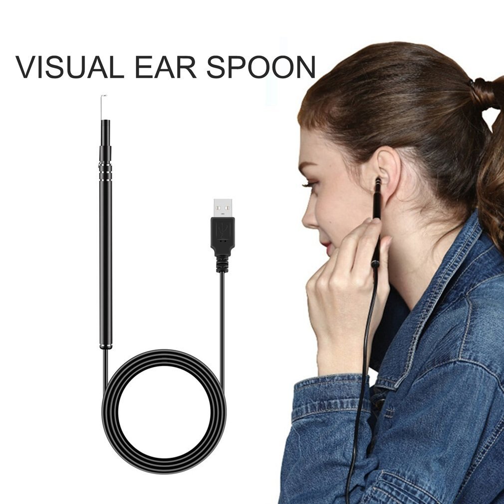 USB Ear Cleaning Tool HD Visual Ear Spoon Multifunctional Earpick With Mini Camera Pen Ear Care In-ear Cleaning Endoscope