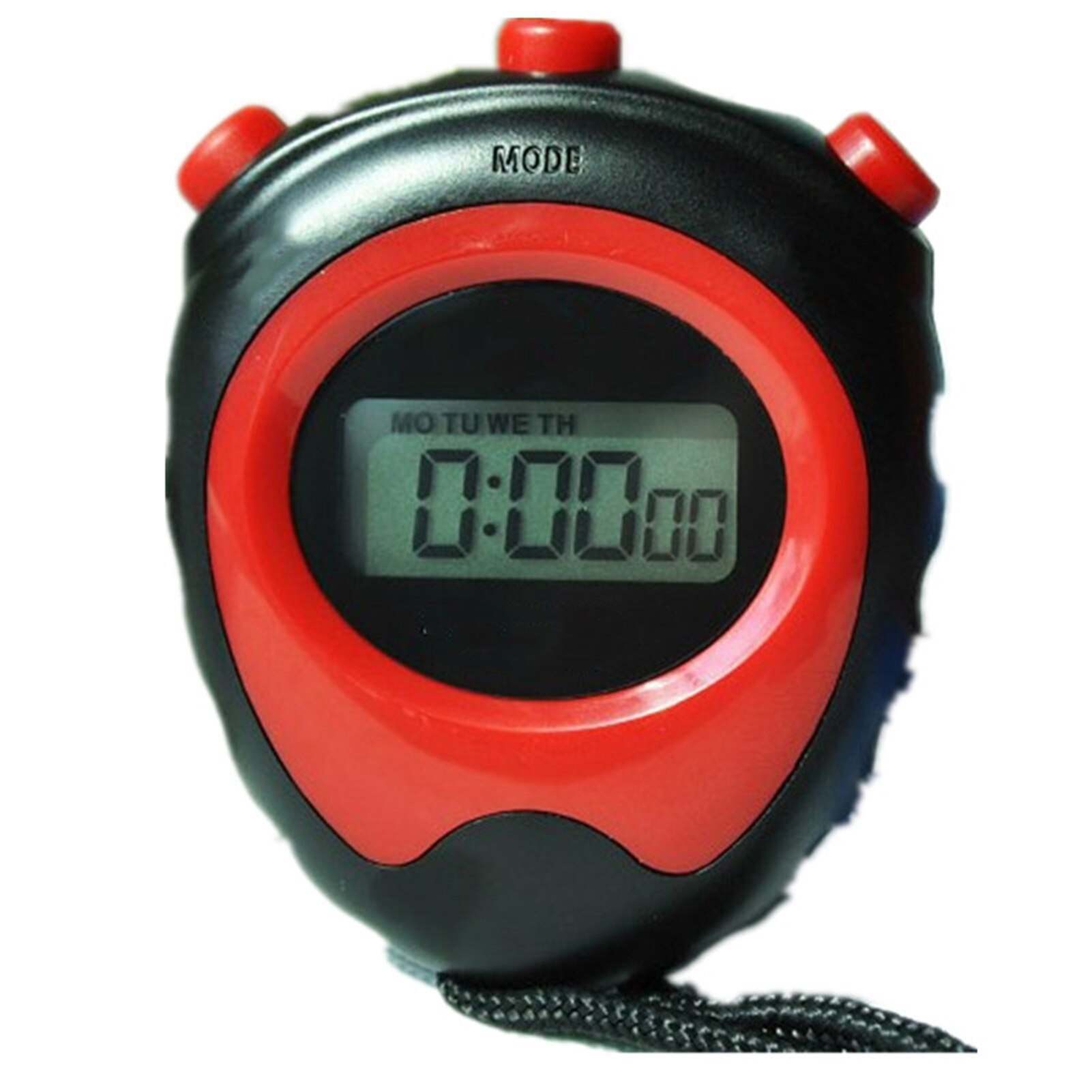 Sports Stopwatch Timer 12 or 24 Hour Calendar Alarm Waterproof Shockproof Handheld Stopwatch for Sports N66