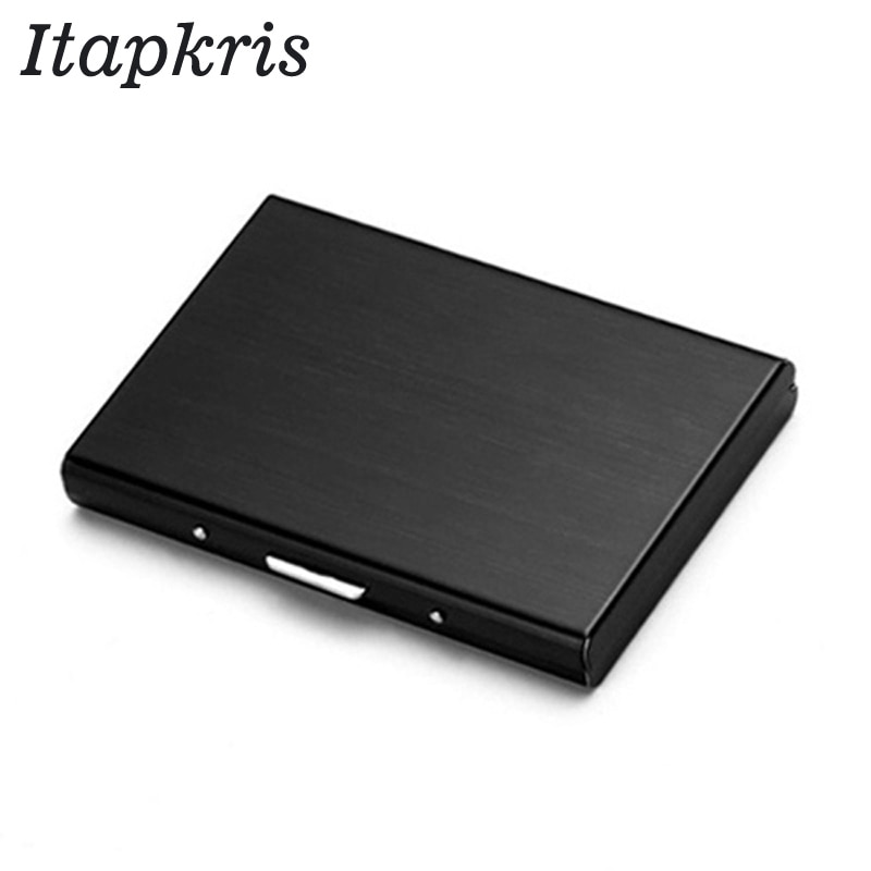 Itapkris auto asiakirjojen järjestäjä luottokorttikotelo kansi matka metalli teräs rfid lompakko merkit kortti porte carte