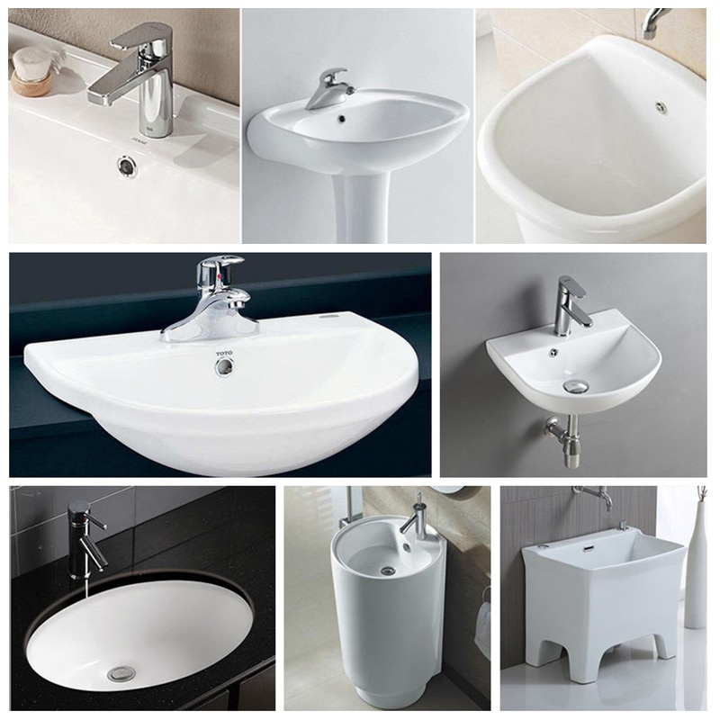 Bath Sink Ring Overflow Cover Plastic Silver Plated Bathroom Ceramic Basin Ceramic Basin Overflow Ring wash basin overflow ring