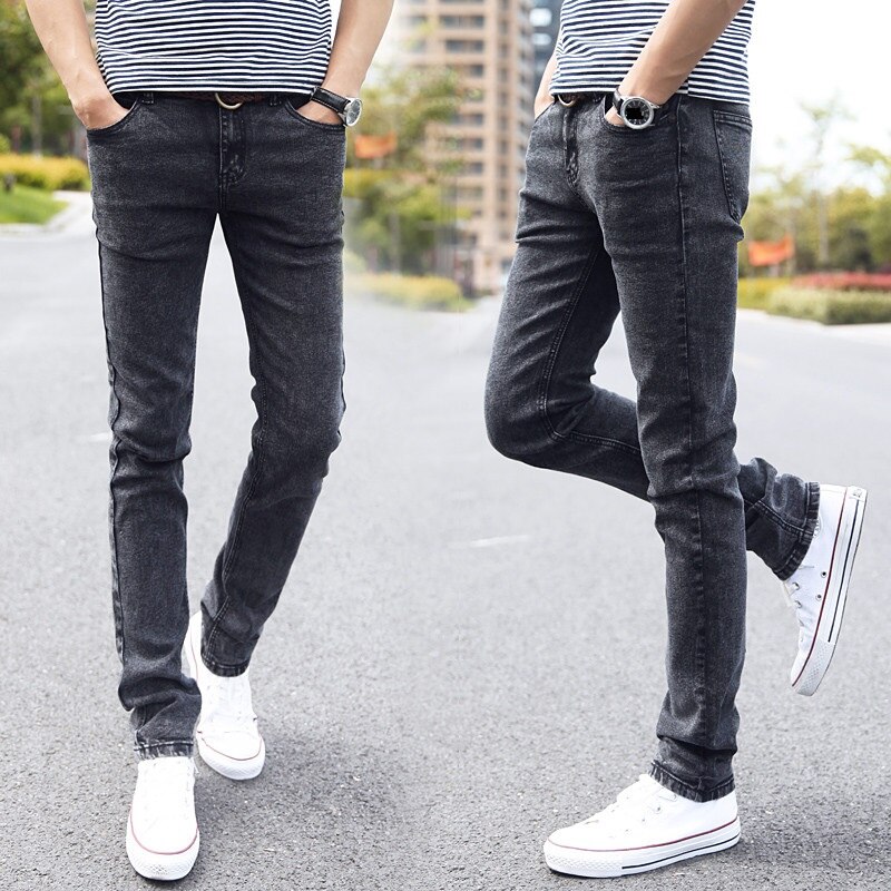 Desy feeci mærke mænd jeans slim fit skinny denim jeans elastiske straight jeans stretch bukser jeans til mænd