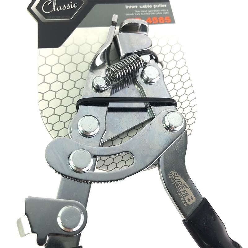 SUPER B Bike Inner Cable Puller Bicycle Brake Tools One-hand Operation With A Thumb Lock To Hold The Cable Tight Tool TB-4585