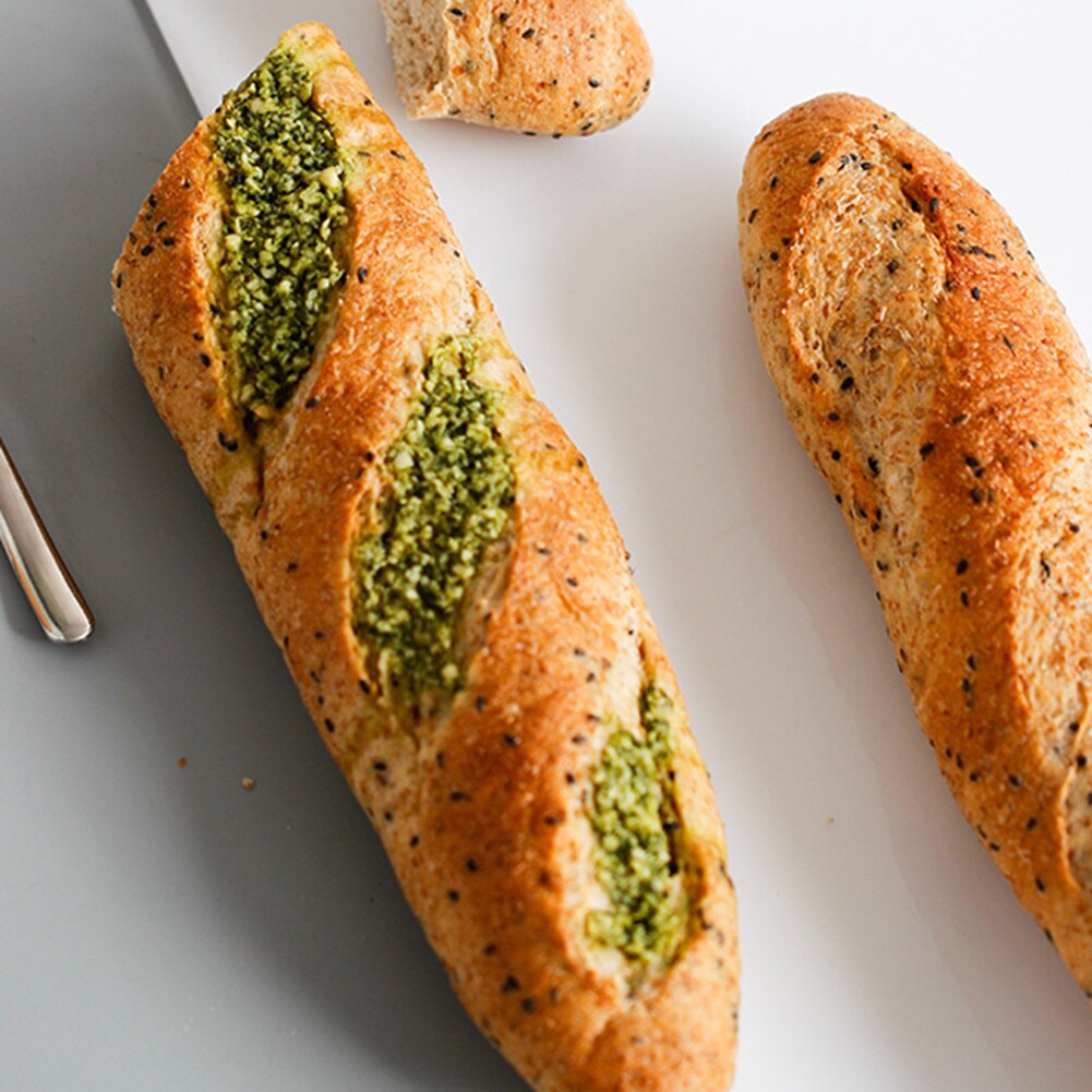Cesta de mimbre fermentada en forma de Baguette, barra de pan de campo, cestas de mimbre a prueba de masa de pan francés con cubierta de tela