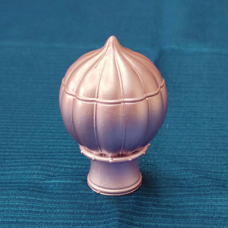 Asta romana testa decorativa asta per tende spina per tende sigillo per tende accessori per tende tende accessori decorativi per soggiorno: Grigio scuro