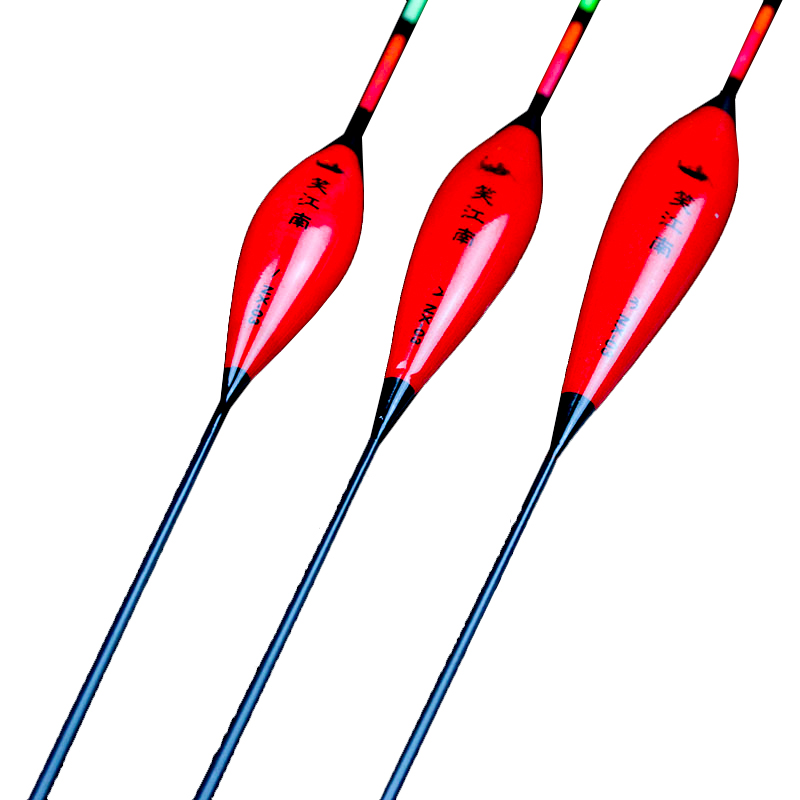 Lot de 3 flotteurs de pêche en forme de cylindre en bois Balsa, accessoires de pêche préférés pour l&#39;eau douce, matériel de pêche, 1-3 #