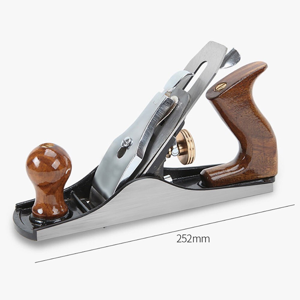250mm Sharpening Wood Hand Tools Iron Hand Planer Carpenter Hard Wood DIY Hand Planer Hand Push Cast Iron Wood Planer Cutter