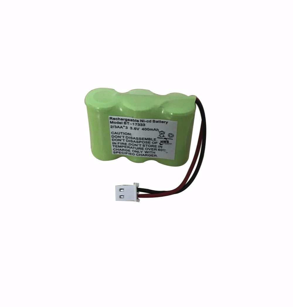 3.6v 400 mah nimh trådløst oppladbart batteri bt -17333 cpb 9607 erstatningspakke bt -163345 bt27333 ff1765s ff1770 ff1775