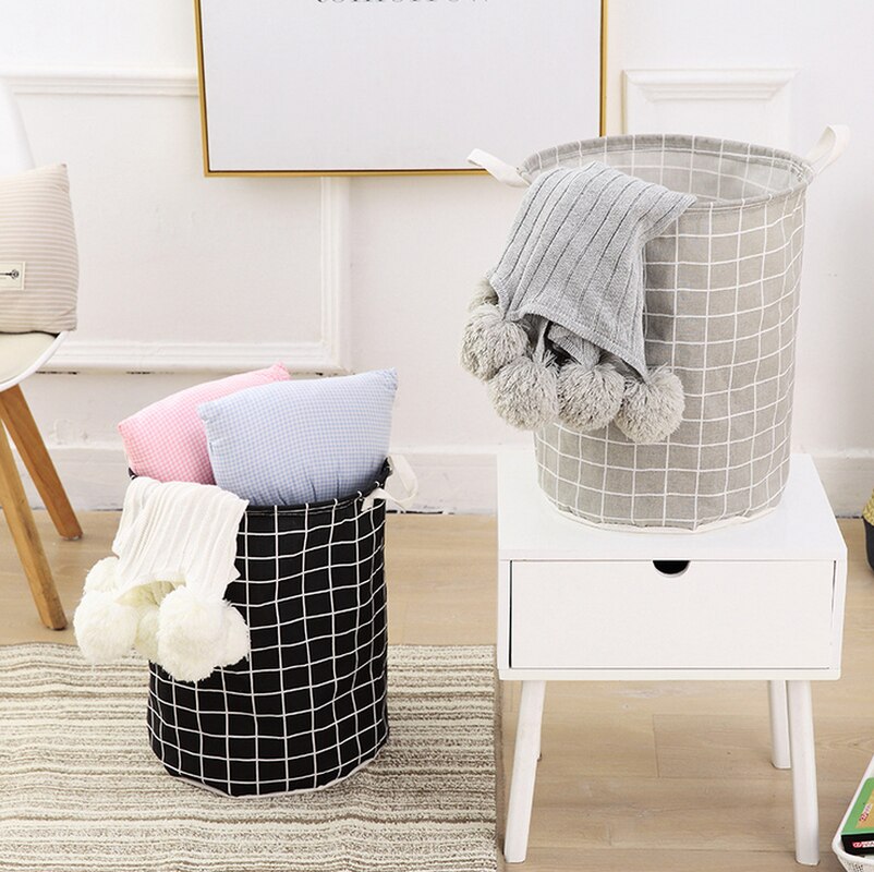 Panier à linge à linge, pliable, support de jouets pour enfants, panier de rangement étanche pour articles divers de la maison