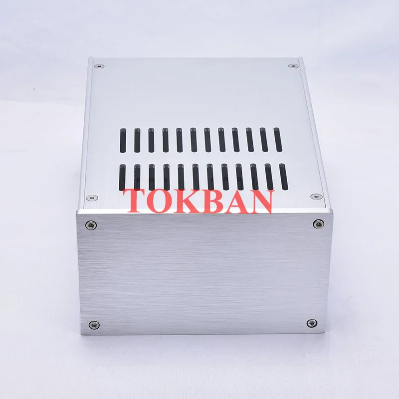 Tokban 168*100*229mm All-aluminum Power Amplifier Chassis Enclosure Multifunctional Audio Amplifier Case Shell