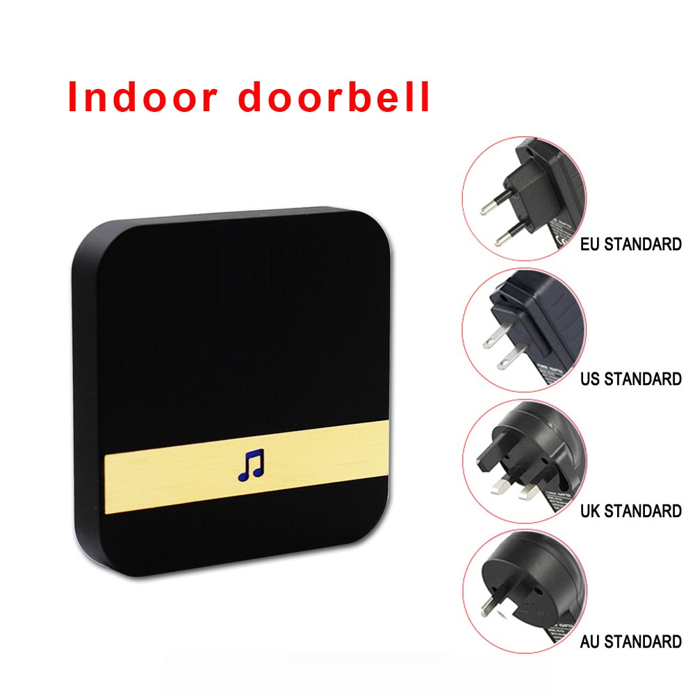 Home Cordless Doorbell Smart Indoor WiFi Door Bell Ring Wireless Waterproof Door Bell Chime Detection 200m Range US EU Plug