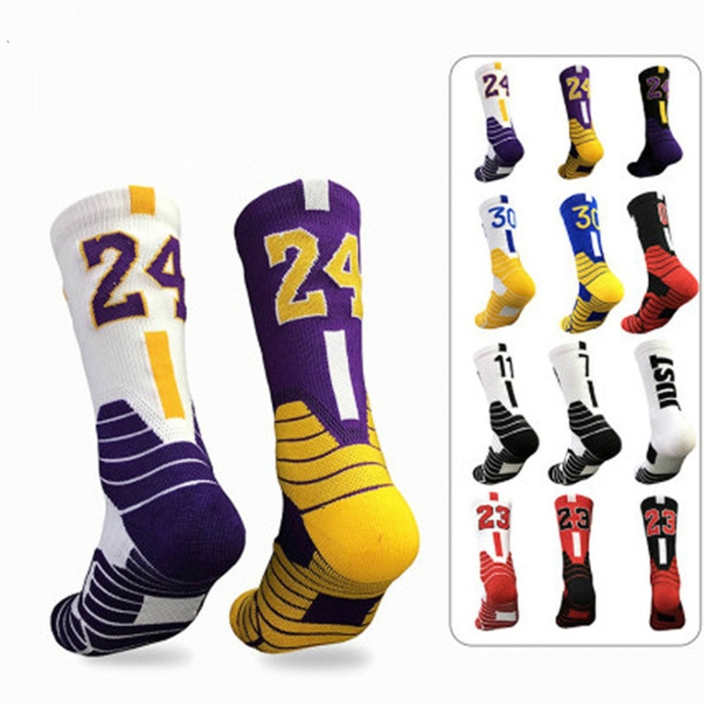 Professionele Basketbal Sokken Mannen Outdoor Sport Elite Dikke Sport Sokken Antislip Duurzaam Skateboard Handdoek Bodem Sok Kous