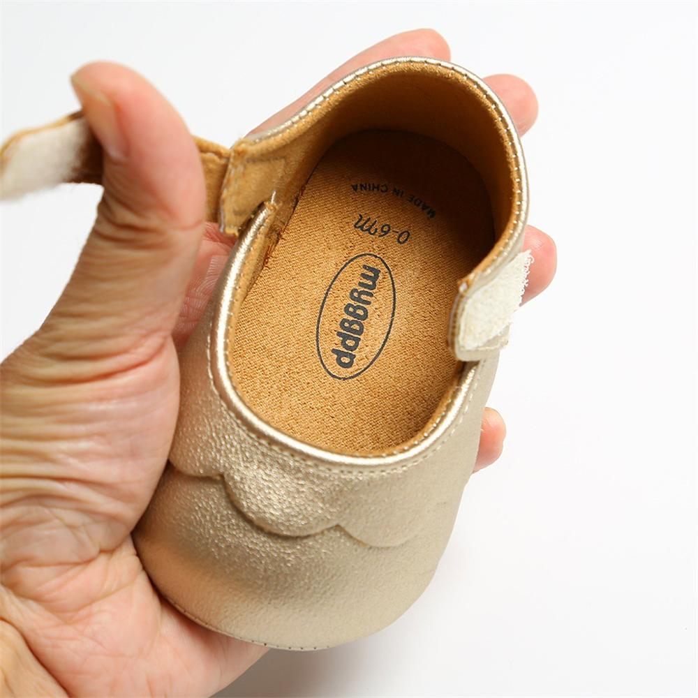 Niño chico bebé niño lindo primer paseo primavera superficial gancho y bucle zapatos 0-18m zapatos de bebé