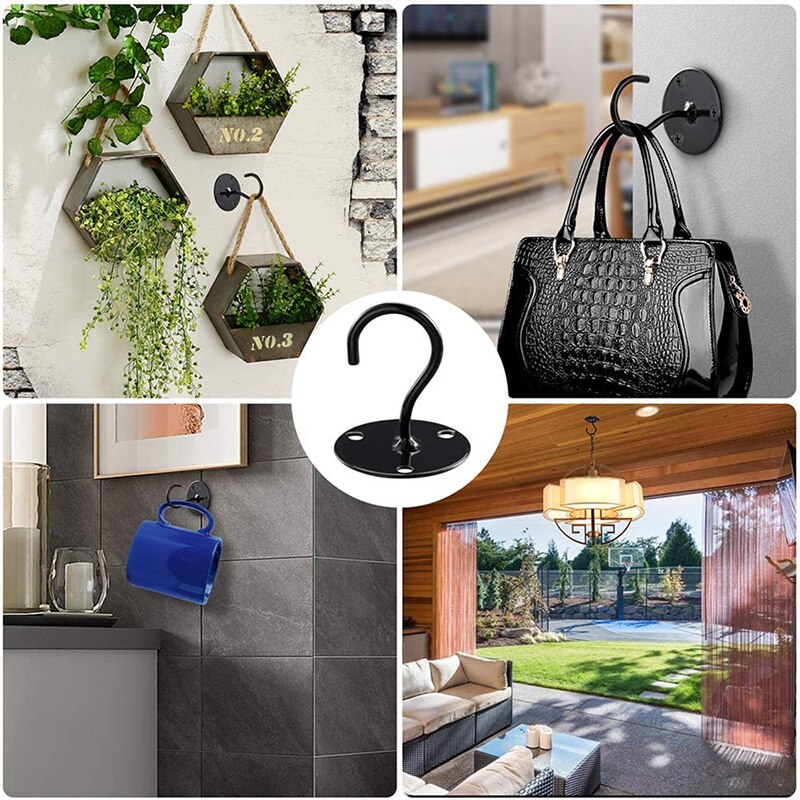 2 stk /4 stk metal loft krog vægmonterede loft kroge søm lille krog tøj krog monteret væg krog væg kroge dekorative