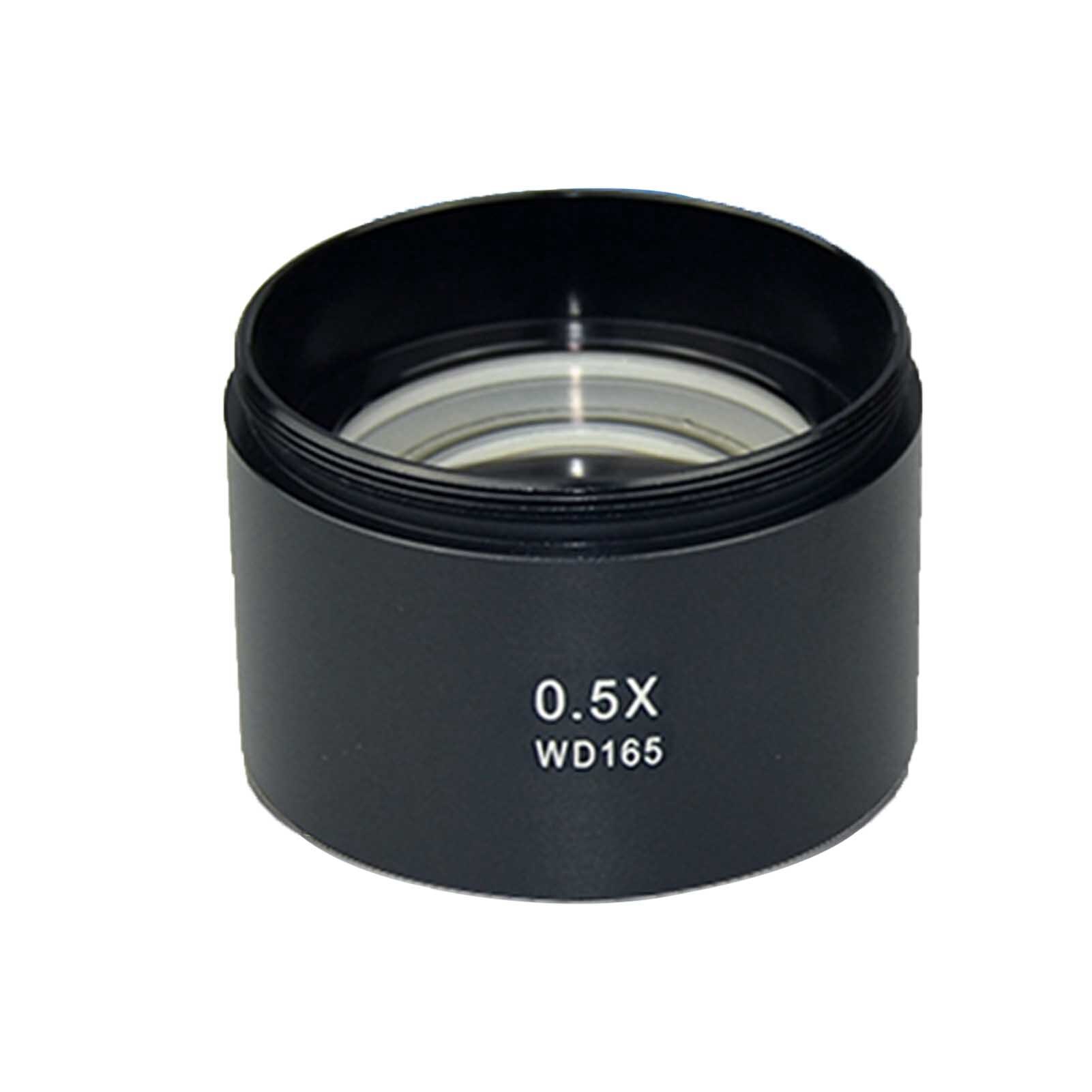 Stereo Microscope 0.3X 0.5X 0.75X 1.5X 2X Auxiliary Objective Barlow Lens 48mm: 0.5X