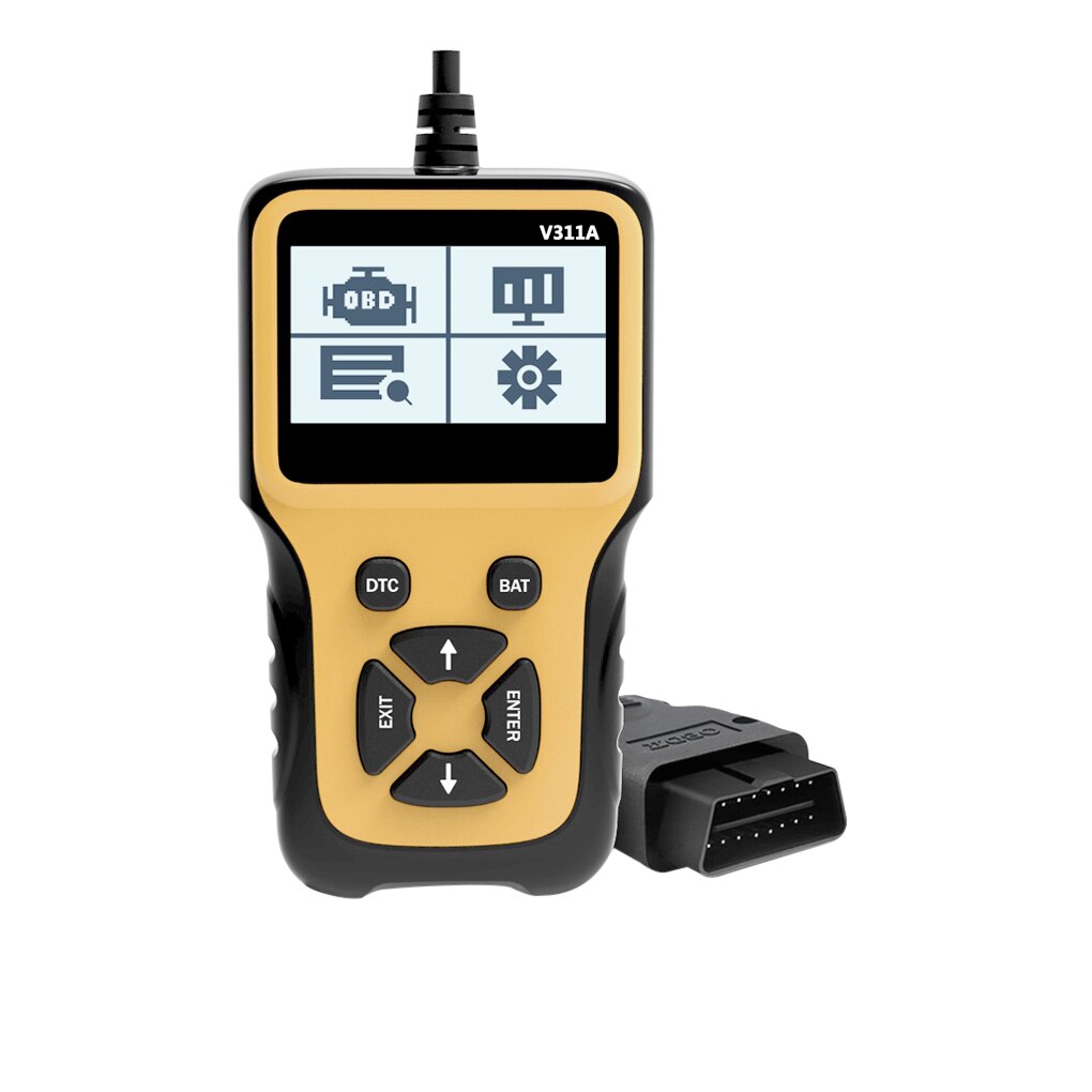 LCD Display Auto OBD Code Reader Fahrzeug OBD2 Scanner Tester Automotive Diagnostic Tool mit Backlit