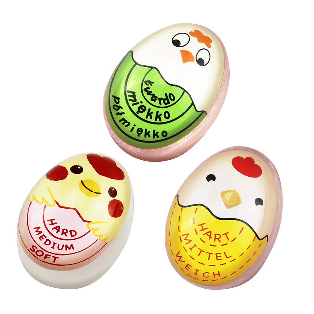 Color Changing Plastic Boiled Egg Alarm Cute Boiled Egg Timer Boiled Egg Alarm Timer Egg Cooking Tools Kitchen Gadgets