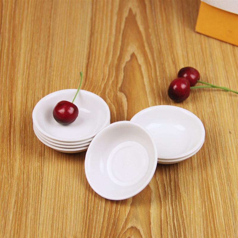 10 stuks witte plastic sausschaaltjes, dipschaaltjes, onbreekbare kruidenschaaltjes, schoteltjes voor hapjes