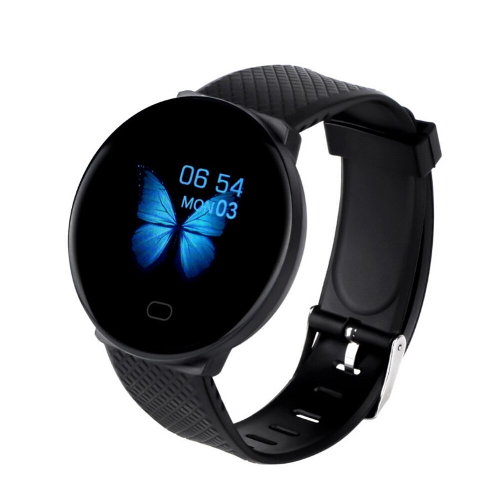 D19 slimme horloges rond bluetooth bloeddrukmeter bloedzuurstof hartslagmeter waterdicht sporthorloge stappenteller