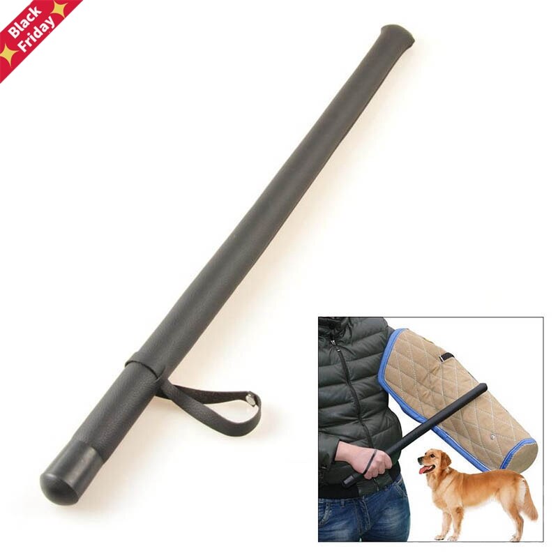 Hundetrainingsstock aus weichem leder, biegsam, für schlaghunde, führungshundezubehör, haustierstangen für polizei,  k9 schutzhunde, deutscher schäferhund