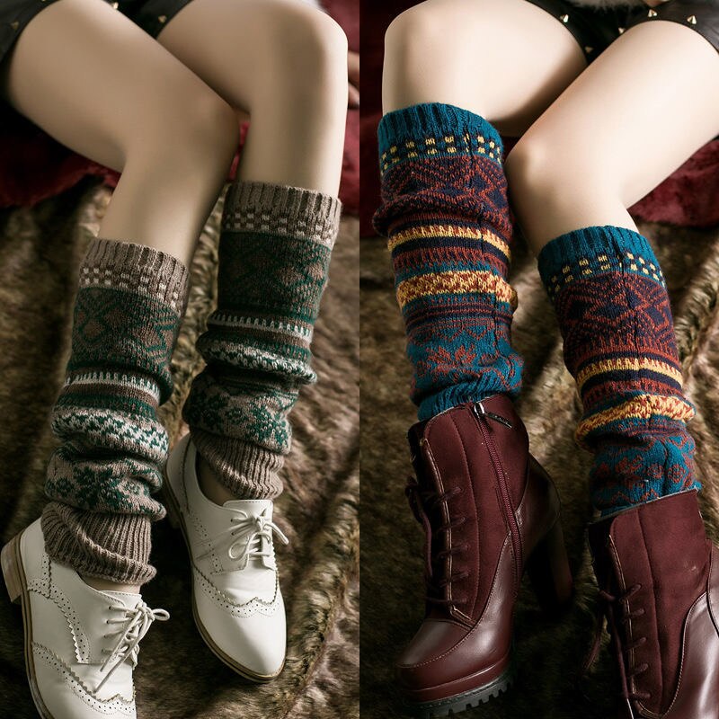 Beenwarmers tienermeisjes vintage stijl beenwarmers