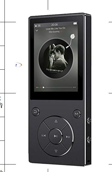 Ruizu-reprodutor de música original mp4 d11, 8gb, bluetooth 2.4, polegadas, rádio fm, gravador de voz, slot para cartão tf, microfone embutido: BLK without tf