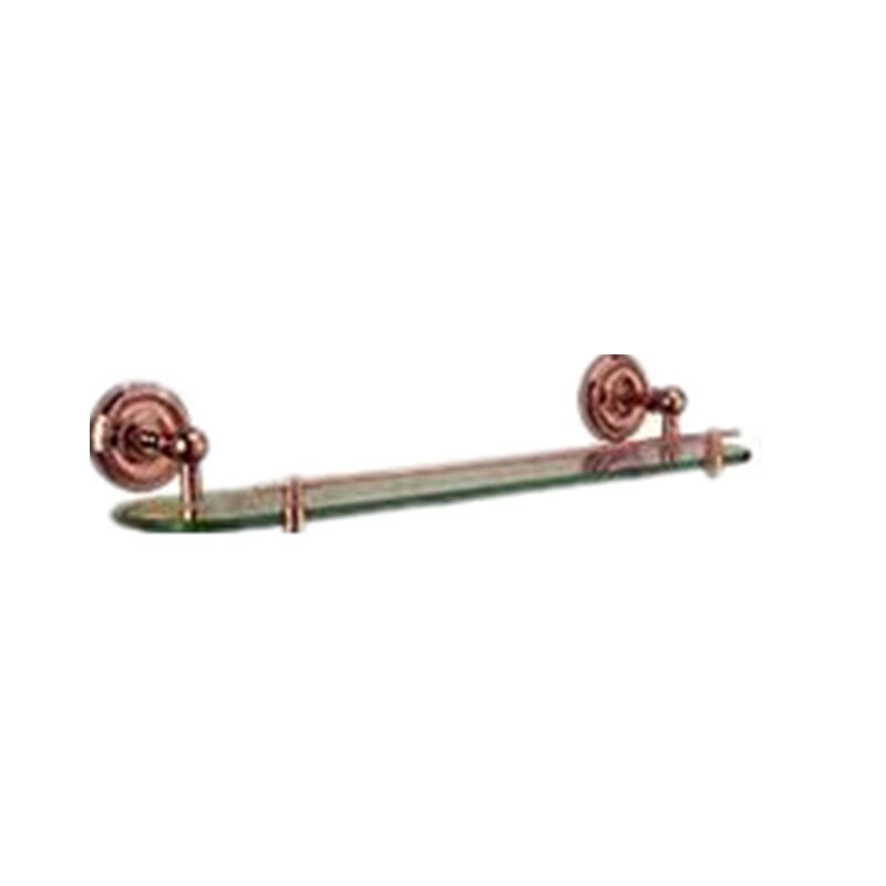 Europe Wall Hanging Towle Ring Antique Rose Gold Bathroom Hardawre Accessories Set Round Base Polished Solid Brass Bath Shelf